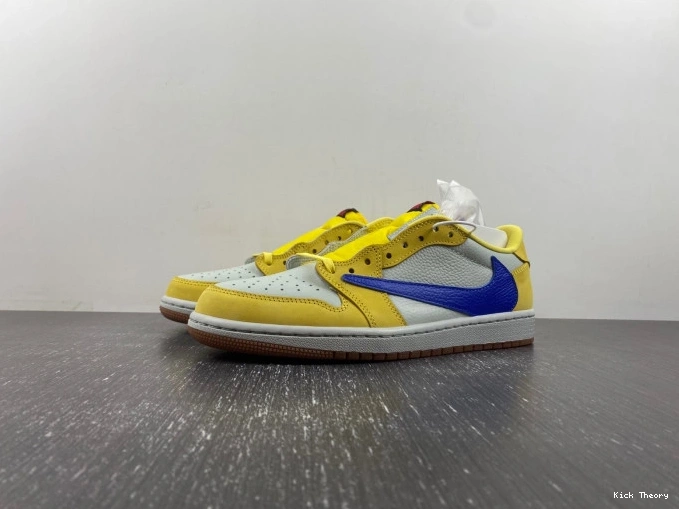 Canary Air 1 Low Jordan x Travis DZ4137-700 Scott OG 0702